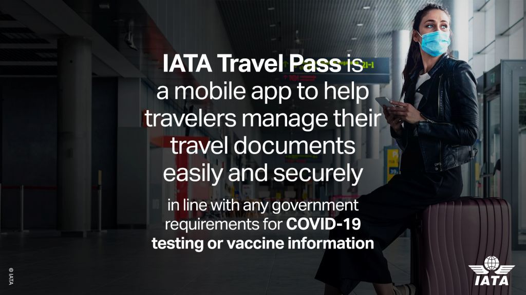 IATA Travel Pass is a mobile app