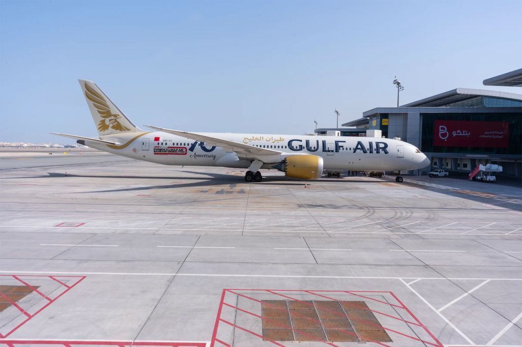 Gulf Air at new Bahrain International Airport terminal