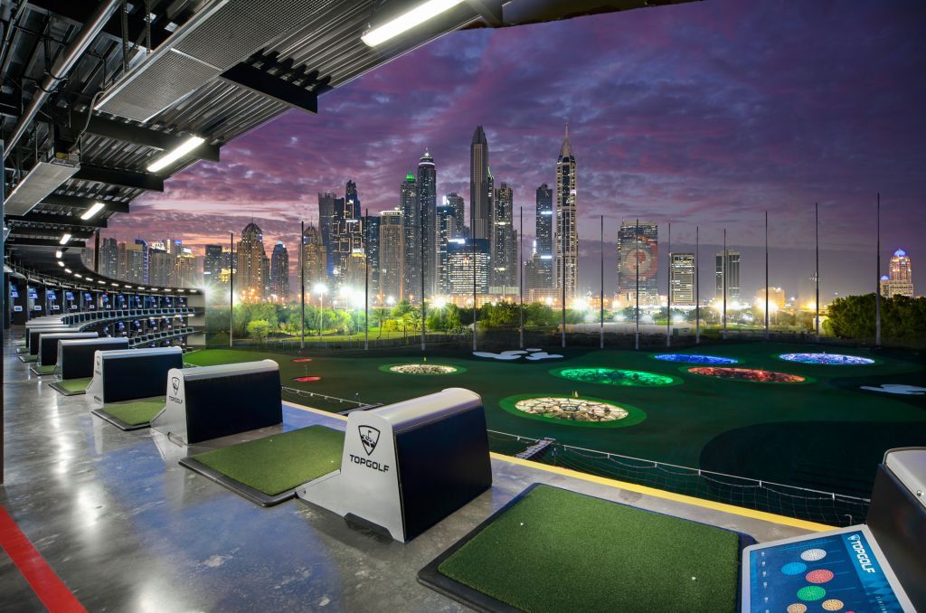 Topgolf Dubai Evening Tee Line
