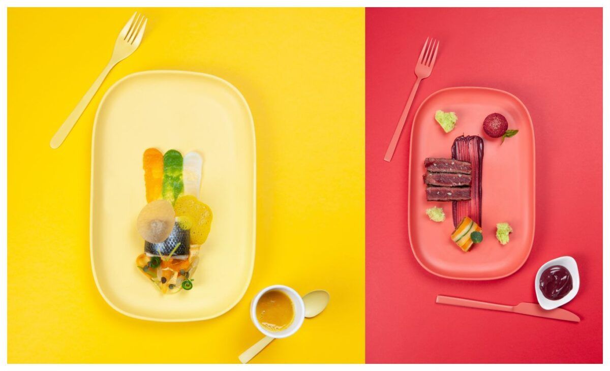 Colourful Sauces using Finest French butter