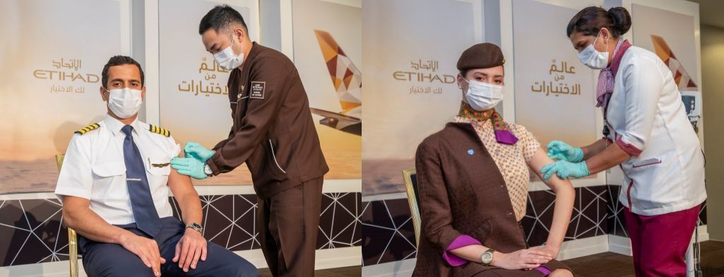 Etihad Airways’ Pilots And Cabin Crew Vaccinated 10 Etihad Airways vaccination