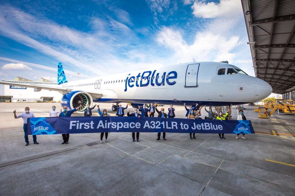 JetBlue received its first Airbus A321 Long Range aircraft