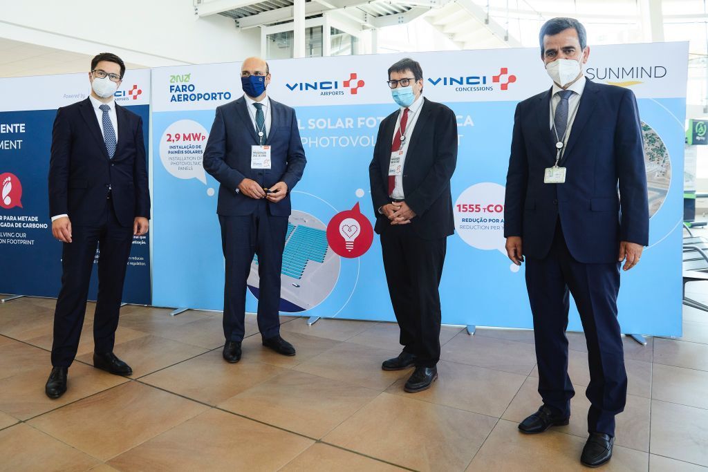 in-airport solar plant opens at Faro Airport Portugal