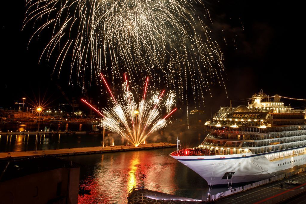 Viking Welcomes First U.s. Guests Back On Board In Bermuda 2 Viking Orion cruise ship