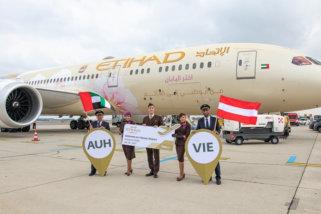 Etihad Airways Launched Vienna Flights