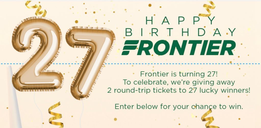 Frontier Airlines 27th Birthday