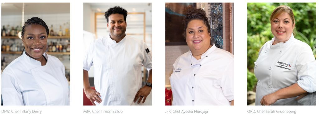 AA Flagship lounge chefs