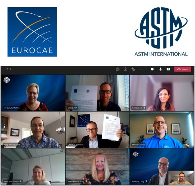 EUROCAE and ASTM International Sign MoU virtually