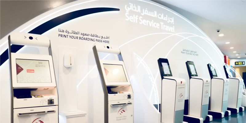 Self-Checkin at Sharjah Airport
