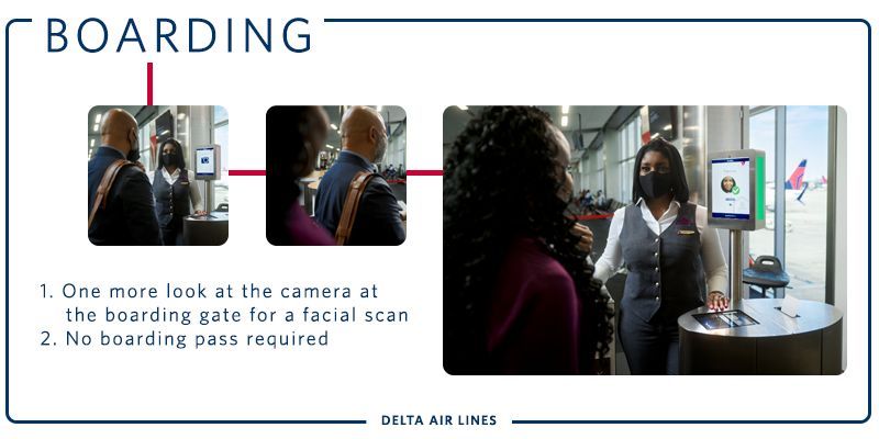 delta boarding face recognition