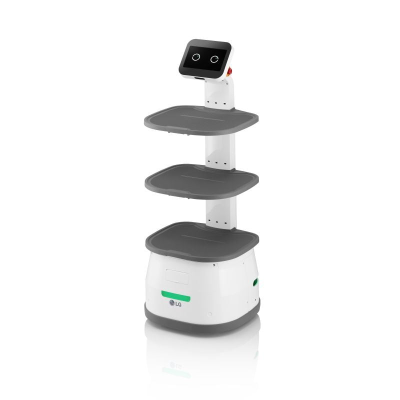Lg Announces Us Launch Of Servebot For Hotels, Restaurants 2 LG Service Robot
