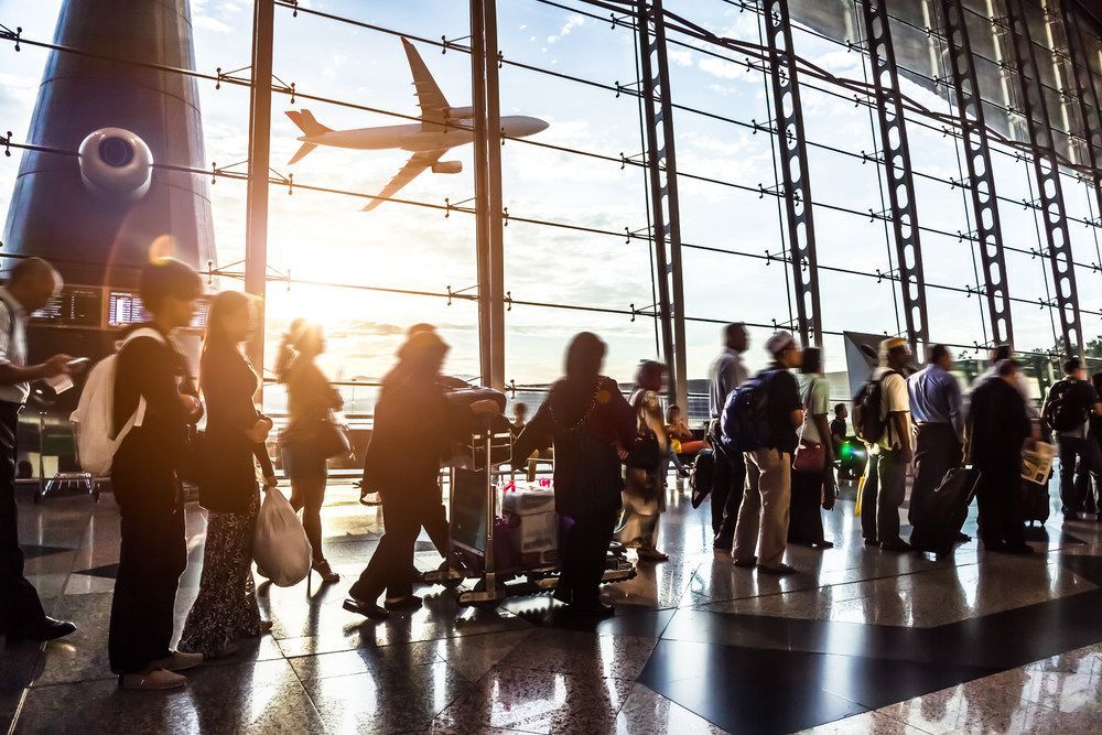 international arrivals