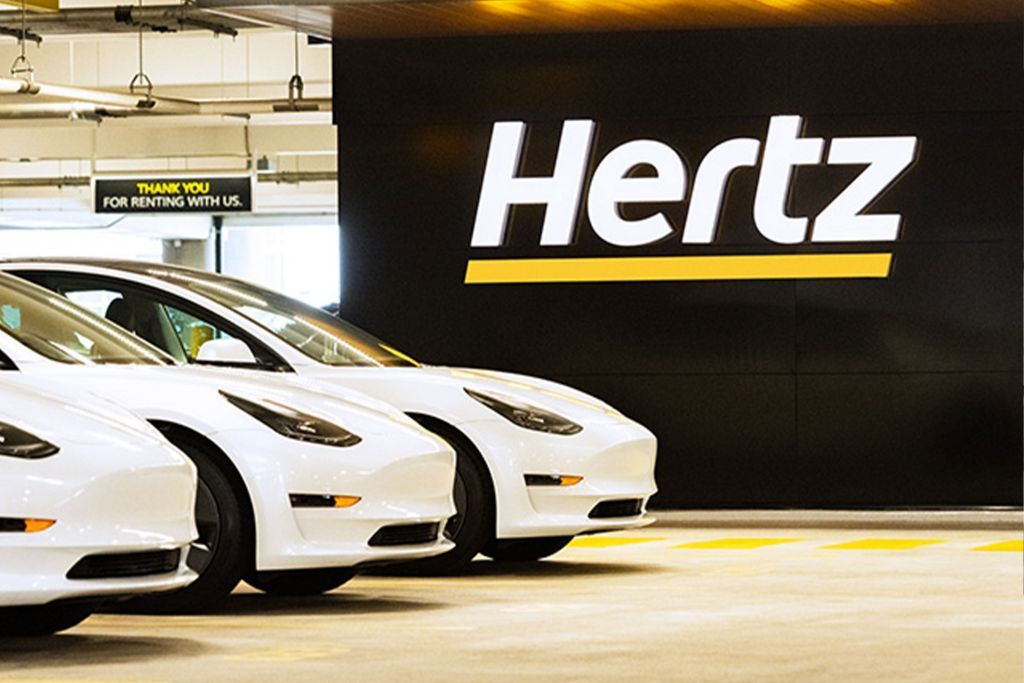 Hertz Tesla rentals