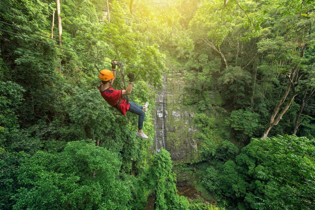 Laos Forest Zipline Sustainable Tourism