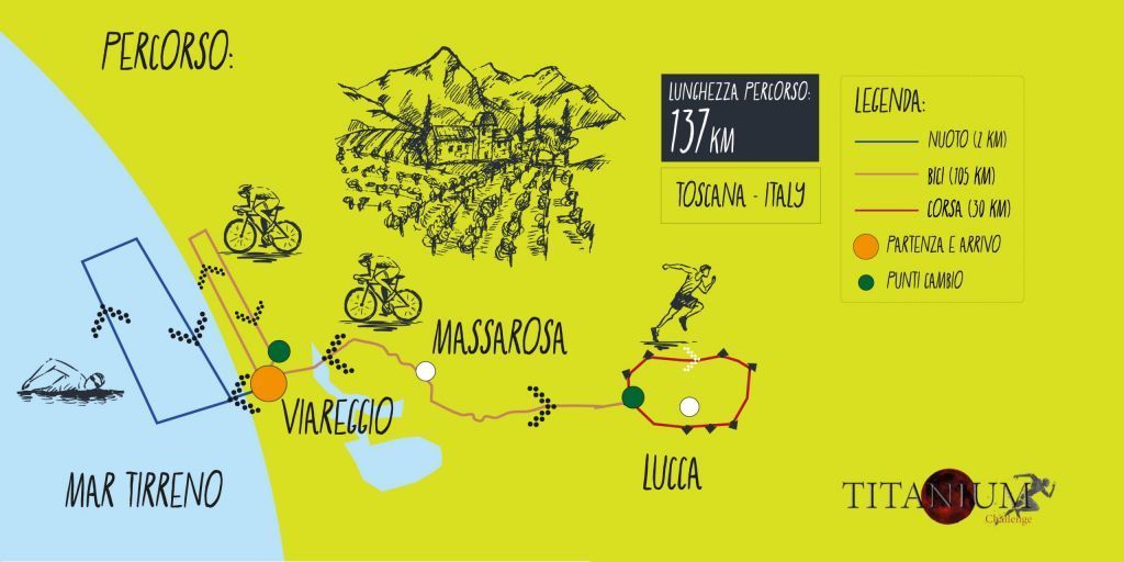 Titanium Challenge Triathlon map