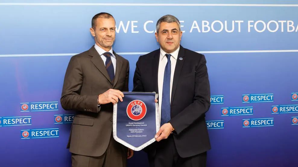 UEFA and UNWTO Partner