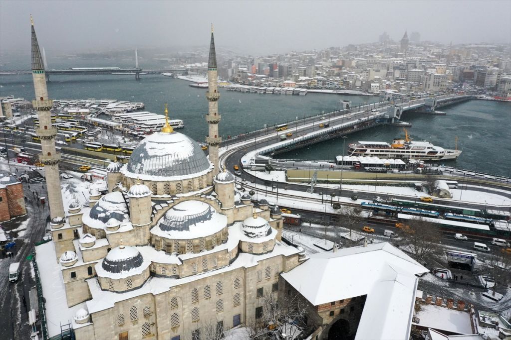 Istanbul under snow in March 2022