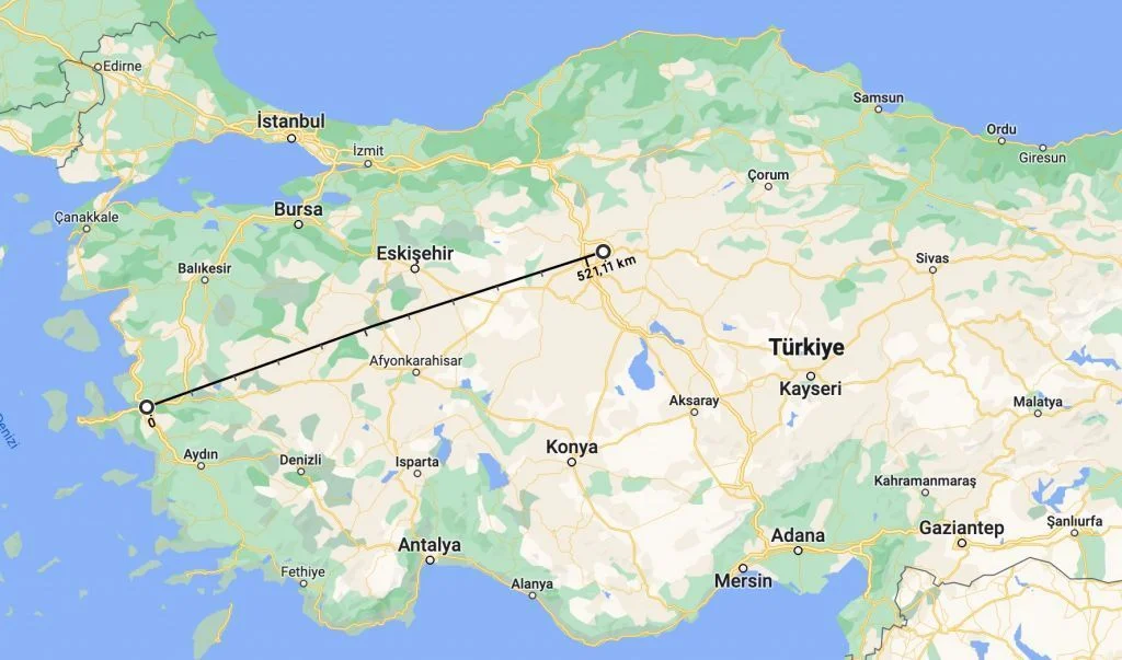 Izmir to Ankara