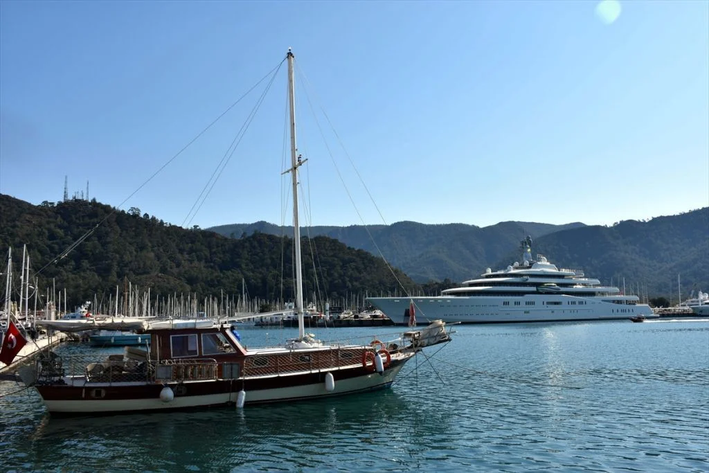 Abramovich's yacht in Marmaris