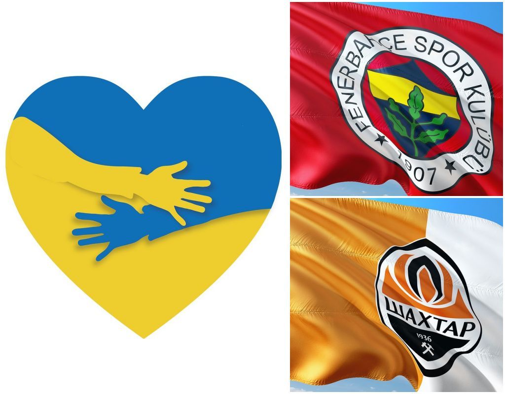 support Ukraine football match