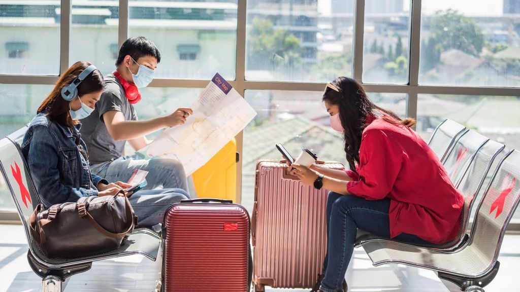 travel with face mask