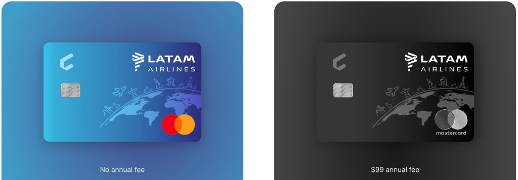 New LATAM rewards cards