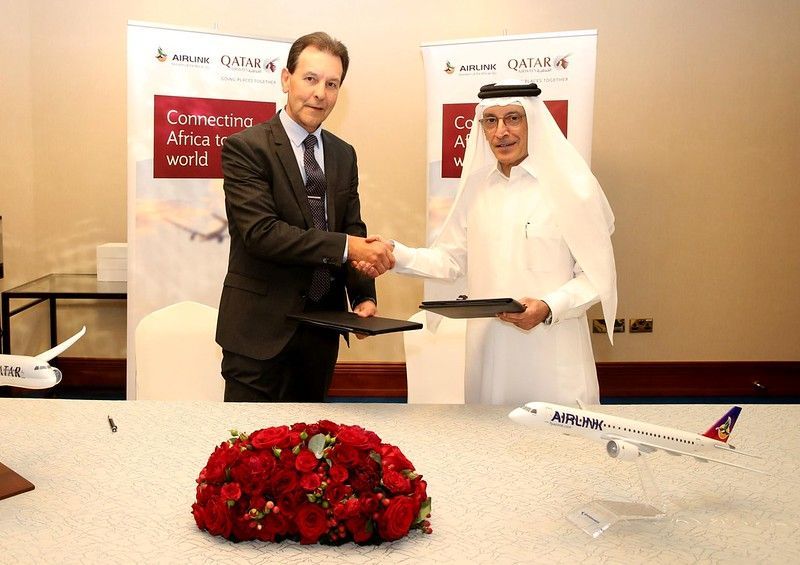 Qatar Airways and Airlink codeshare agreement