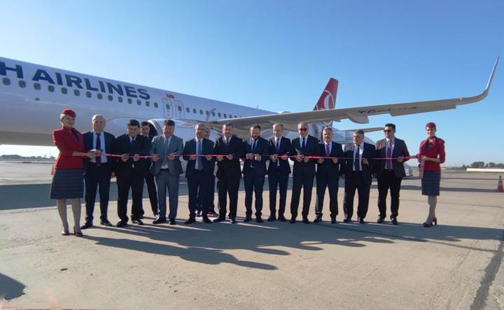 Turkish Airlines bukhara flight launch