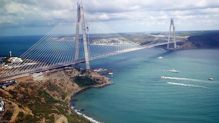 Istanbul bridge highway