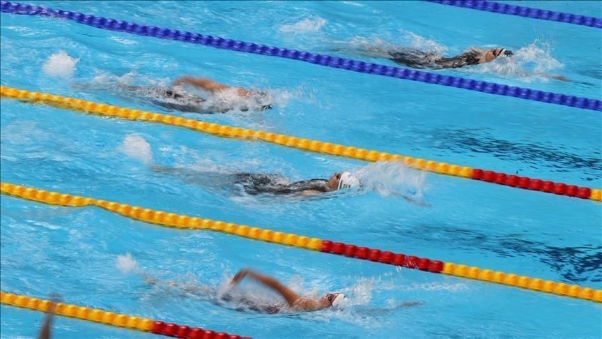 Turkish Swimmer Won Gold In European Youth Summer Olympic Festival 2 swimming race