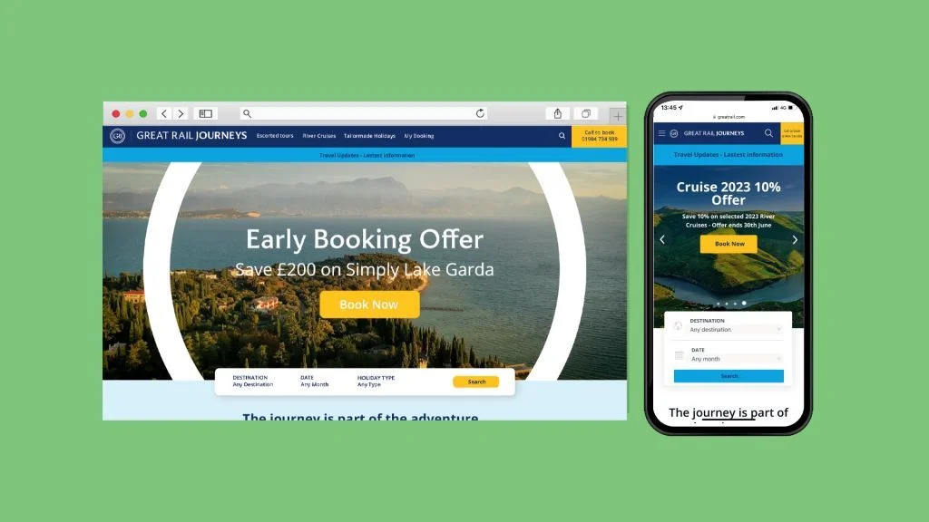 Great Rail Journeys Rebrands 2 Great Rail Journeys Rebranding