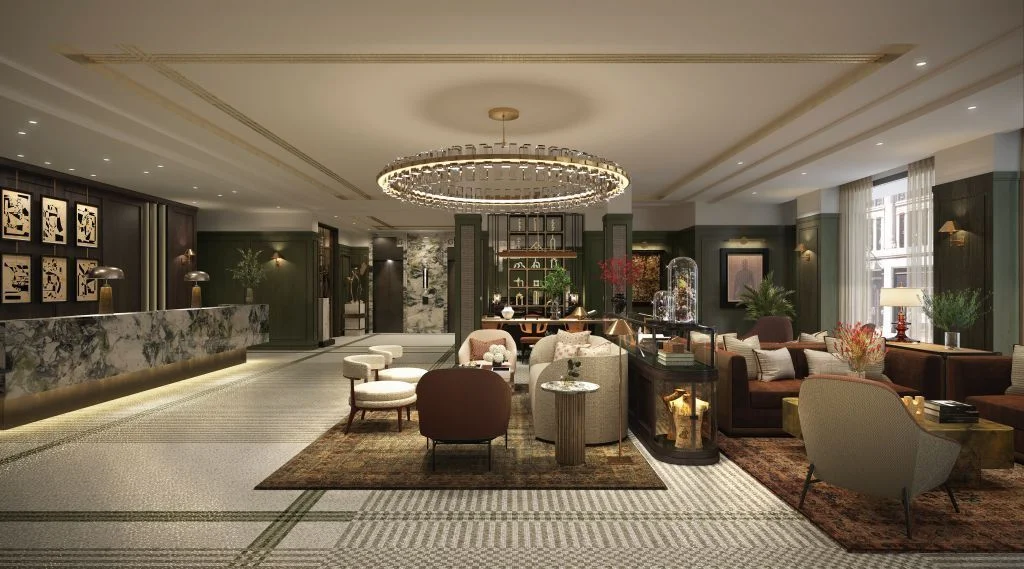 New London Hotels, Uk 2022 – 2023 - 2024 - 2025 4 st Regis London lobby
