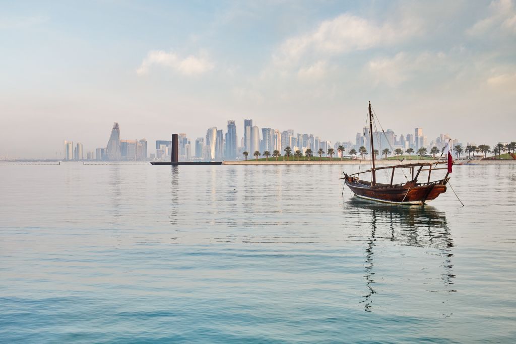 Dhow boat in Qatar