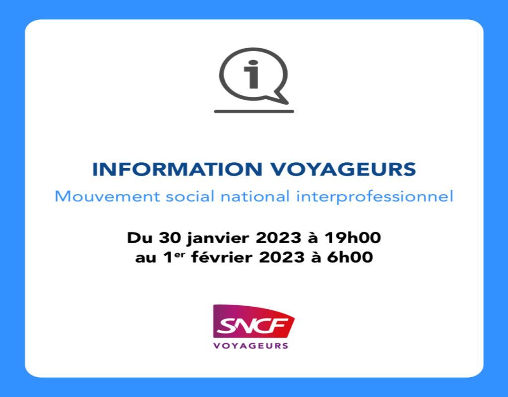 SNCF warning