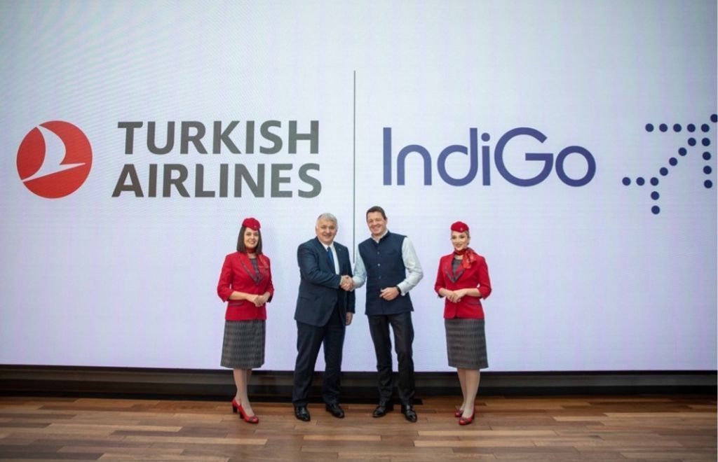 Turkish Airlines and IndiGo Airlines
