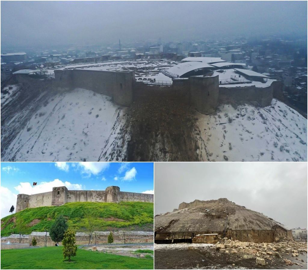 Gaziantep Castle Destroyed