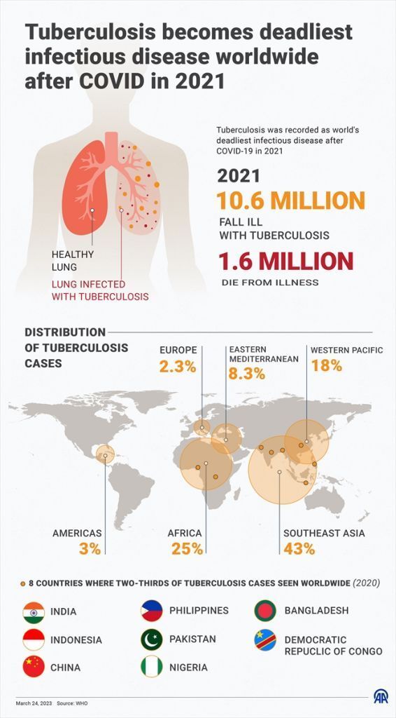 Tuberculosis deadliest disease covid