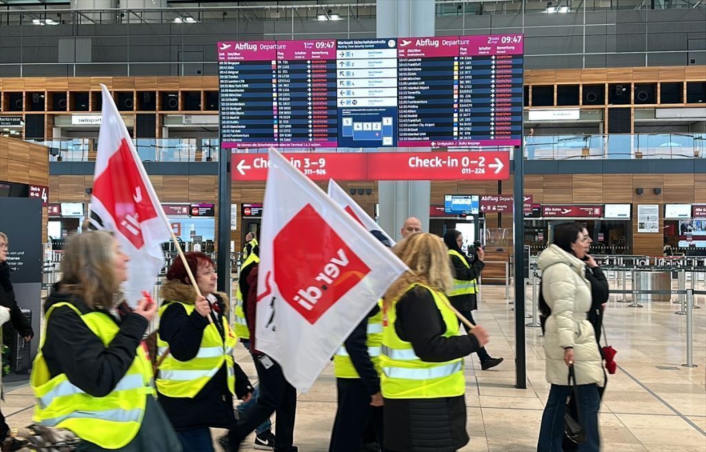 ver.di strike in German airports