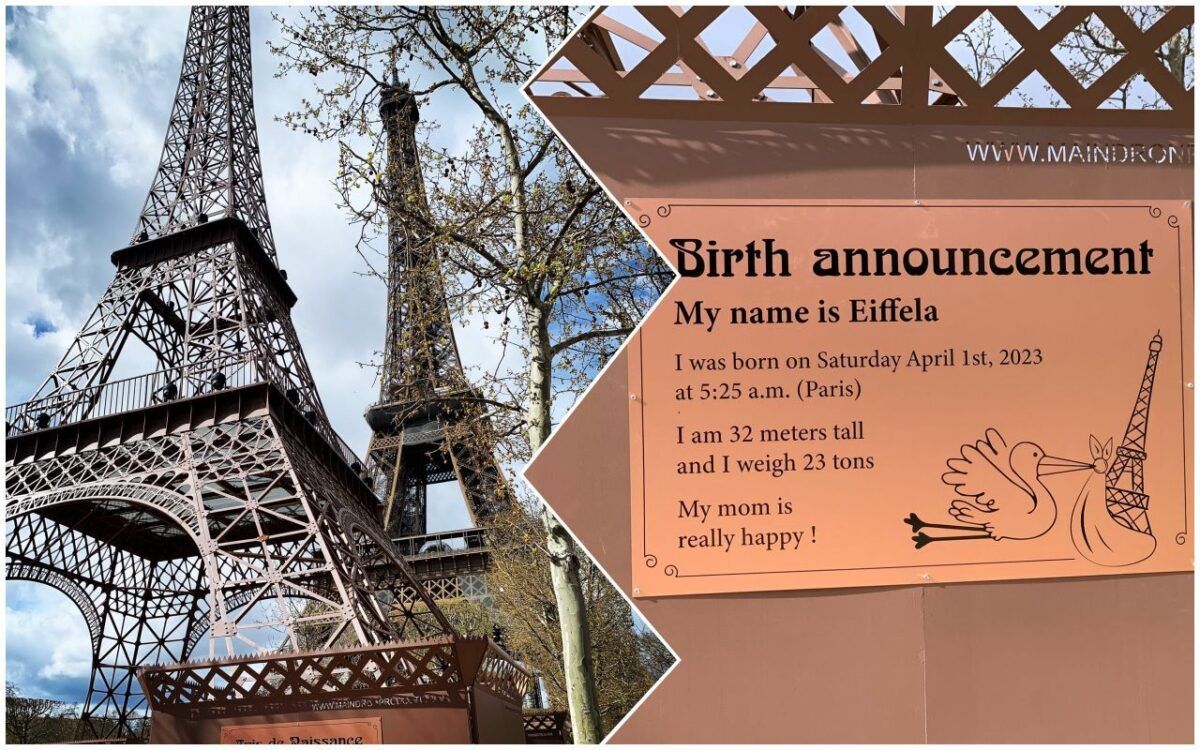 baby eiffel tower