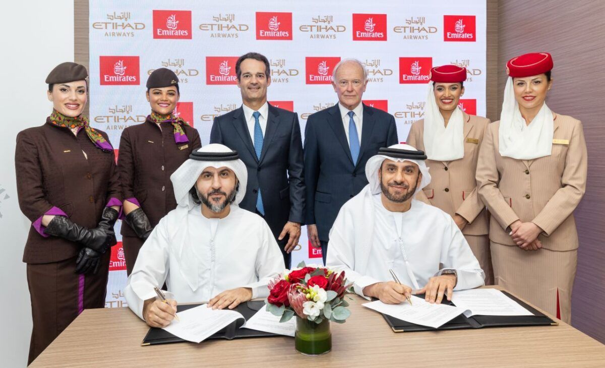 Emirates and Etihad sign mou