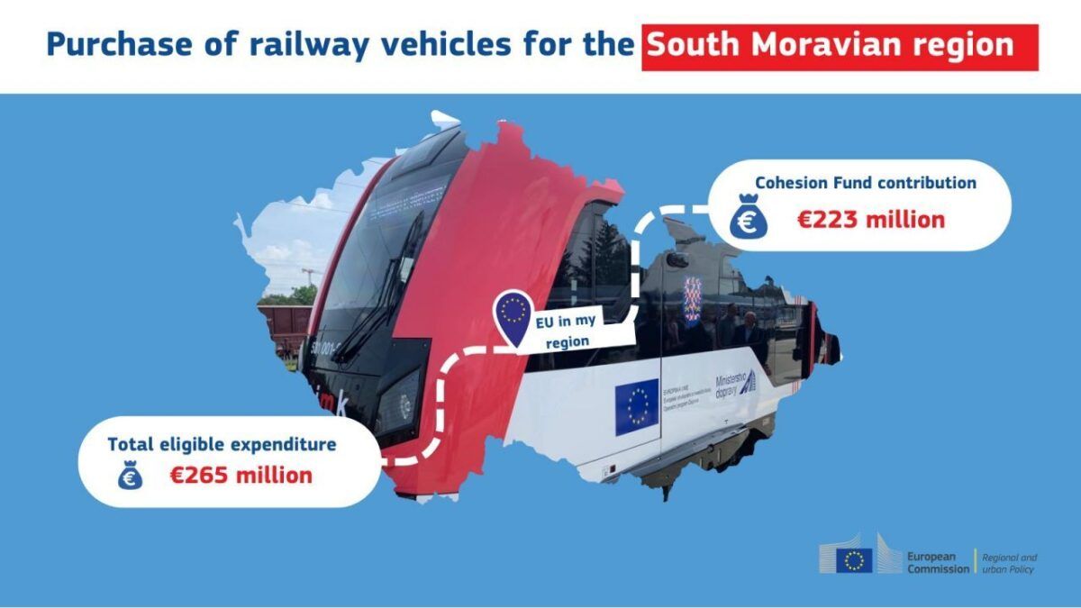 Renovated South Moravian Railway Line Inaugurated And Opened To Passengers 2 EU fund Renovated South Moravian Railway Line