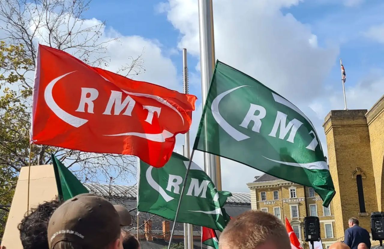 UK rail strike RMT