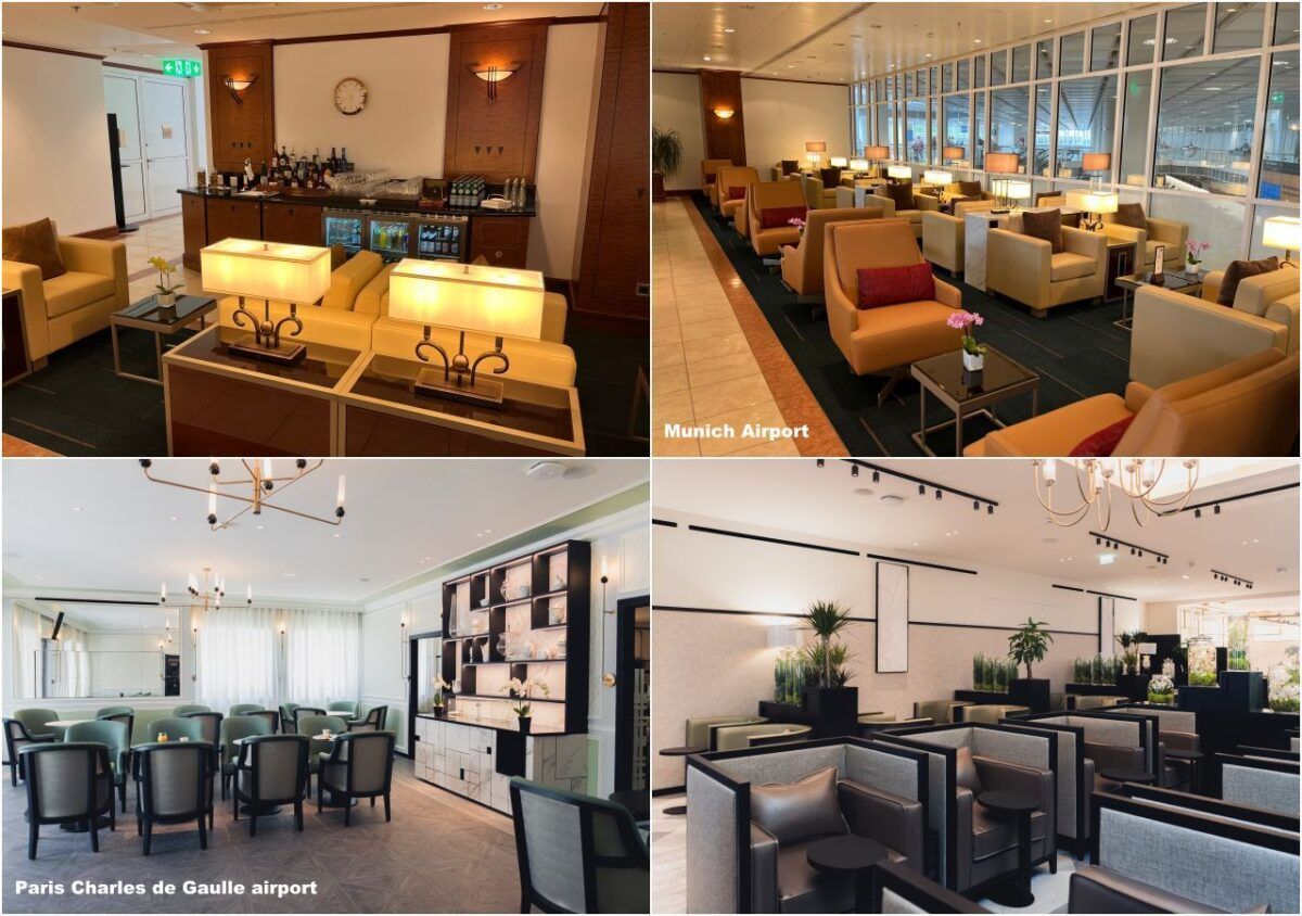 Emirates Munich and Paris lounges