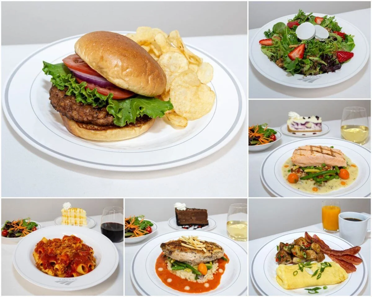 Amtrak dining