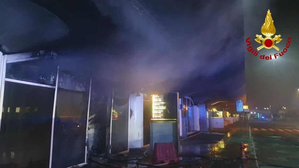 Fire at Catania Airport