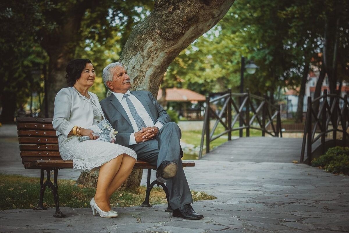 Turkish elder couple