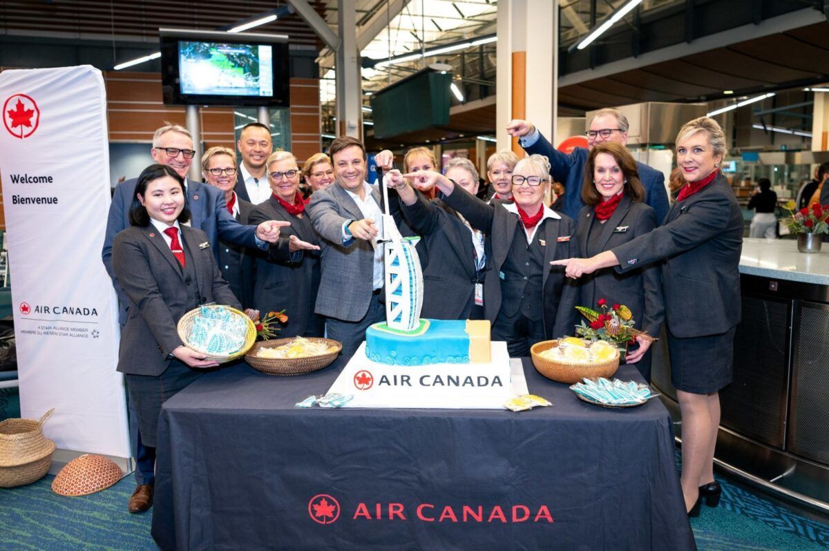 Air Canada Vancouver - Dubai flight launch