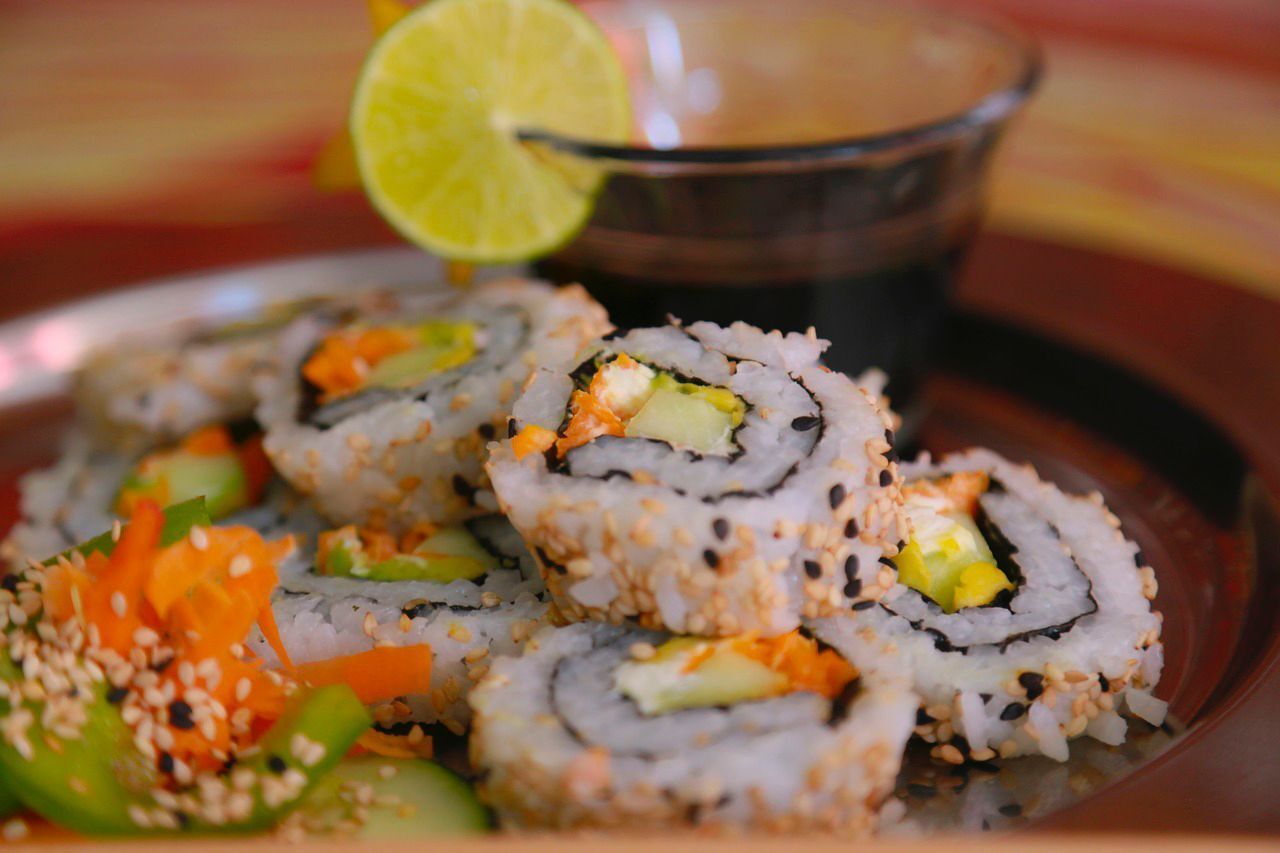 vegan sushi