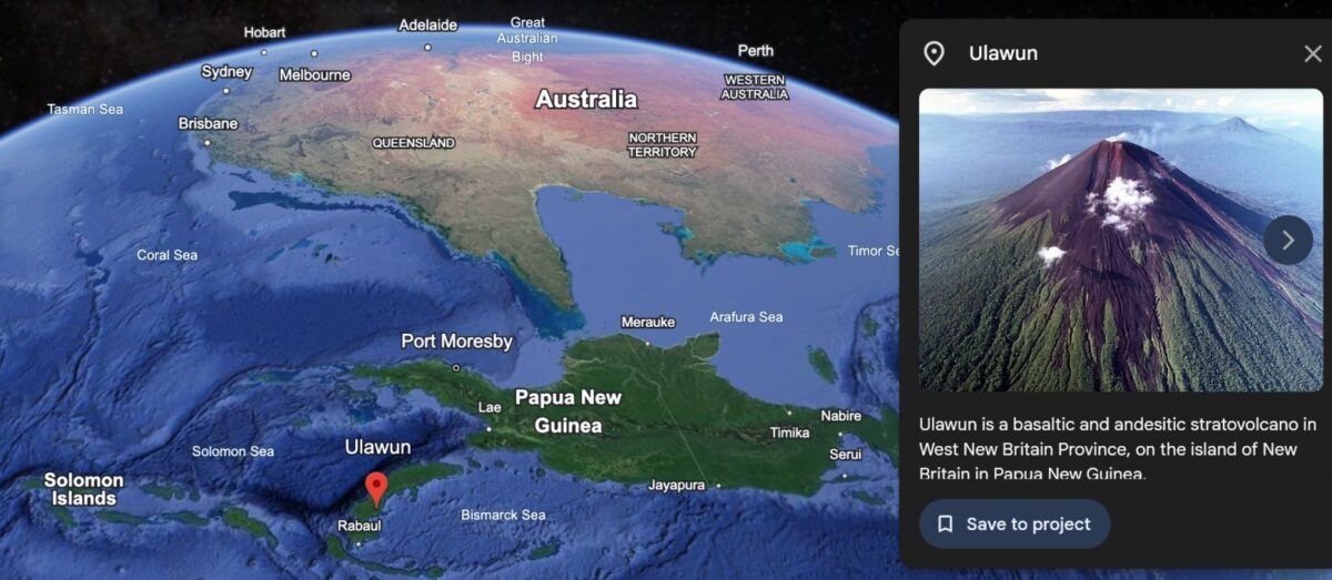 Papua New Guinea Volcano