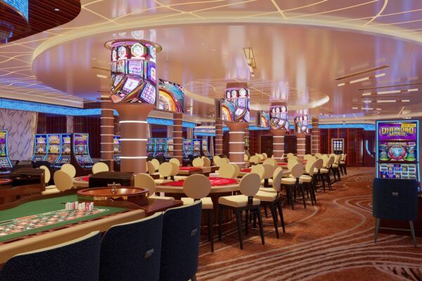 Casino aboard Sun Princess cruise ship